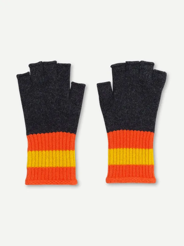 FELTED FINGERLESS GLOVES PAGODA