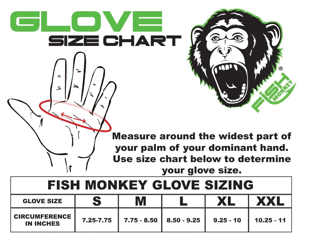 Fish Monkey Task Fleece Fishing Gloves