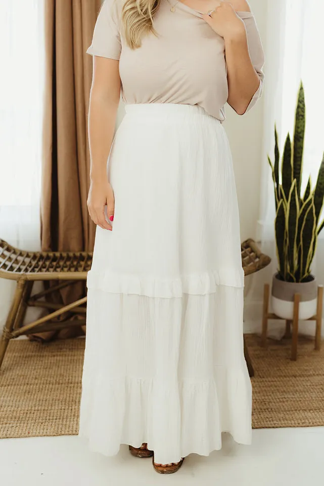 Gauze Maxi Skirt