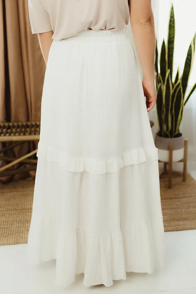 Gauze Maxi Skirt