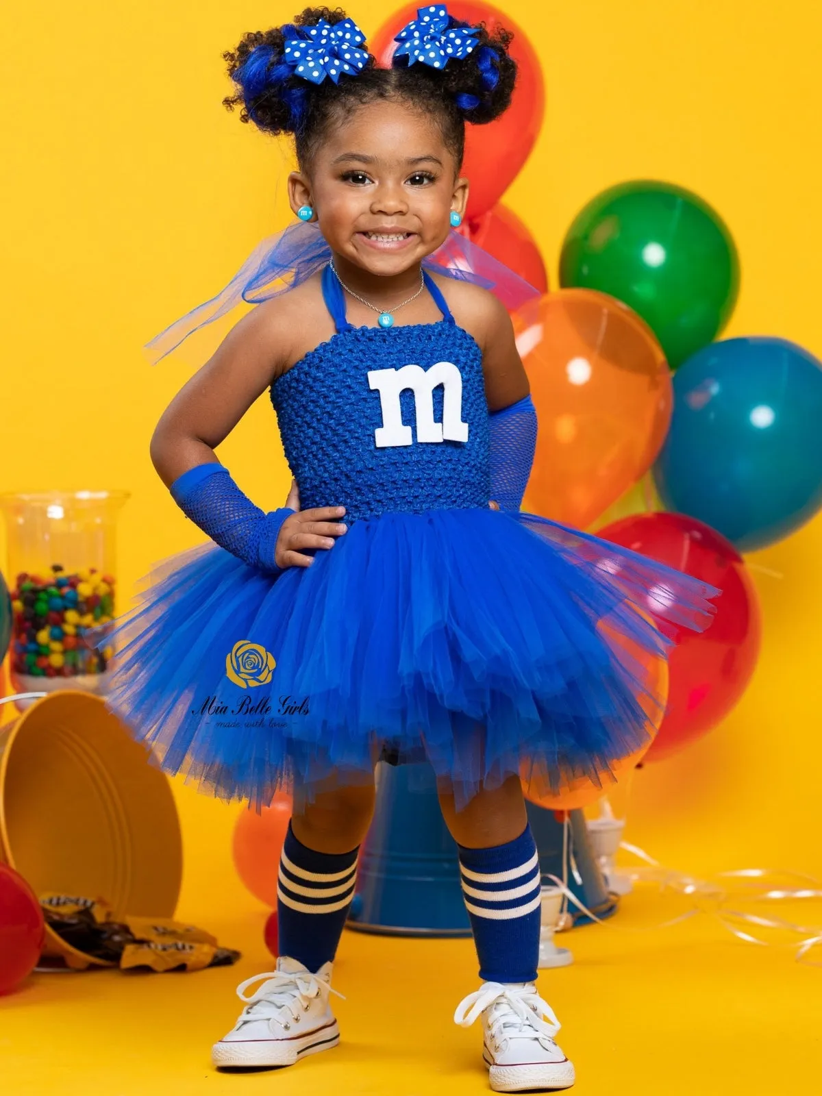 Girls M&M's Candies Trio Inspired Tutu Costume