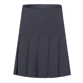 Grey Fan Pleat Skirt