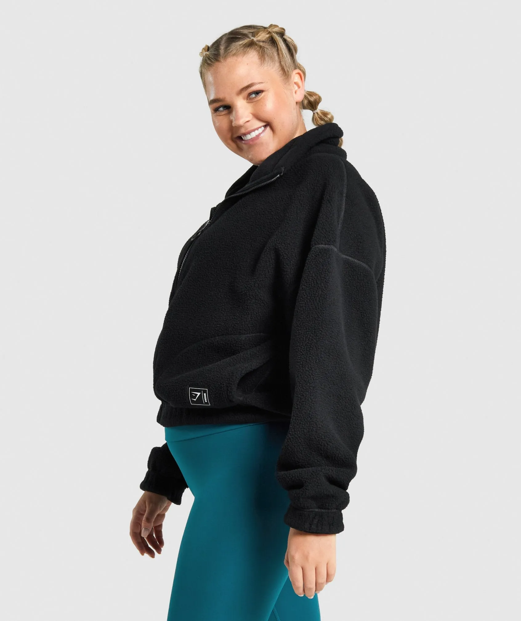 Gymshark Sherpa Jacket - Black