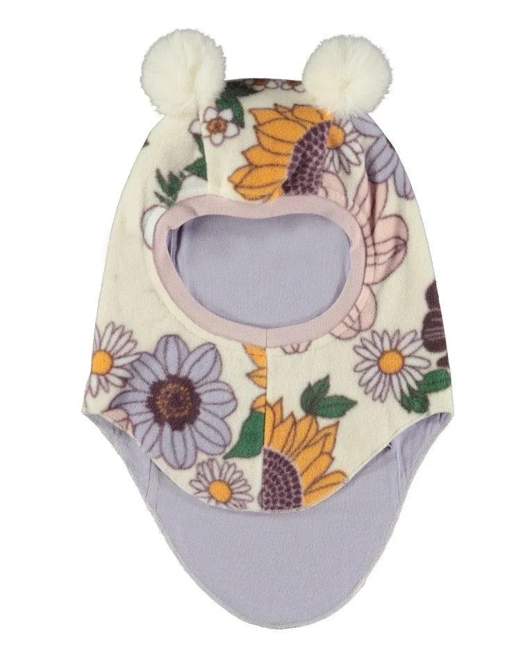 Hats | Kay Balaclava/Ski-mask in Retro Bloom Print| Molo