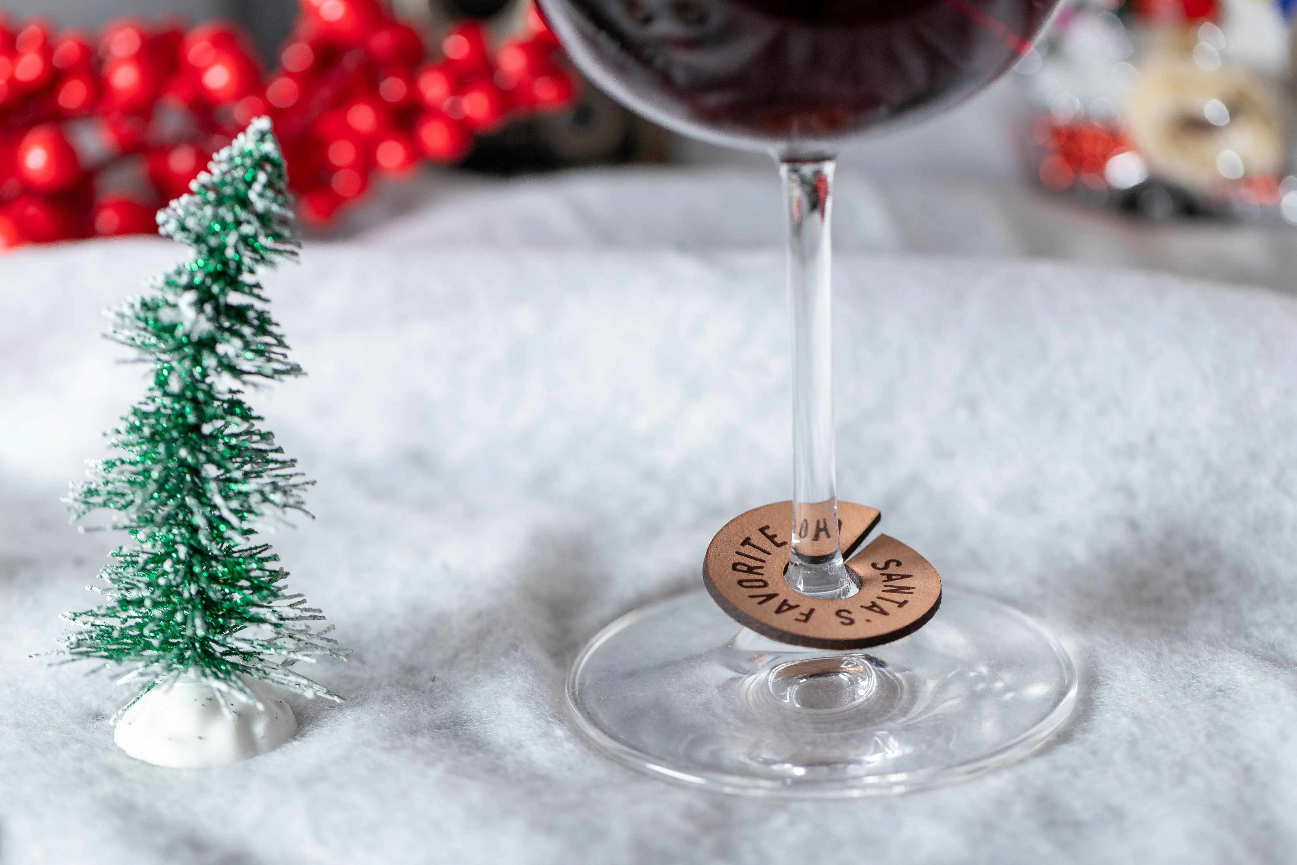 Holiday Wine Charms