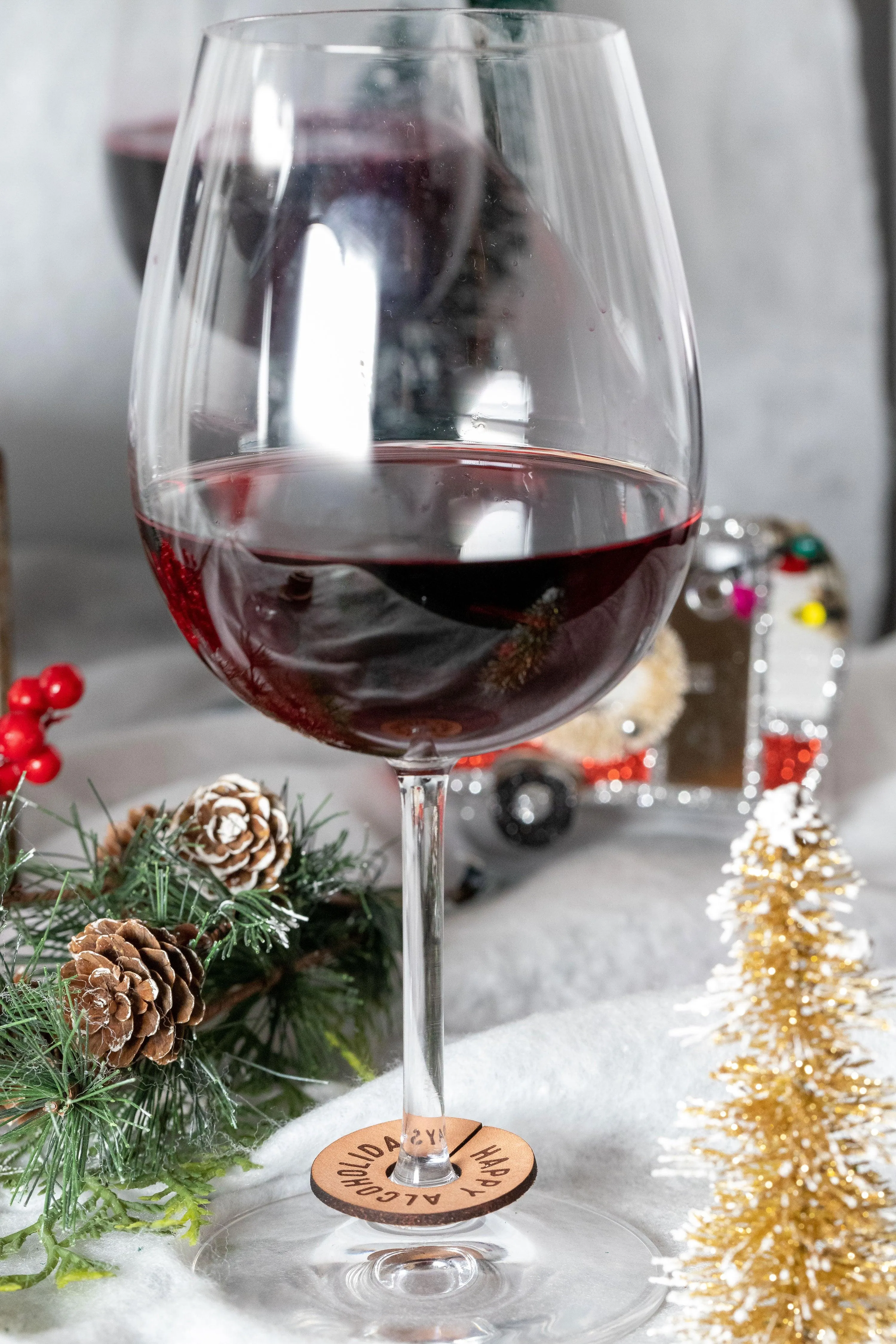 Holiday Wine Charms