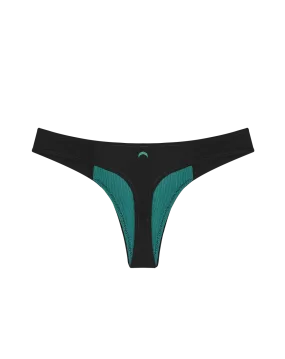 Huha Low Profile Thong Mineral Undies Black