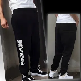 ^HUSTLE GANG^ (BLACK) SWEATPANTS FOR MEN