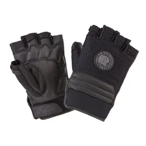 Indian Motorcycle Mens Tobin Fingerless Standard Gloves Black