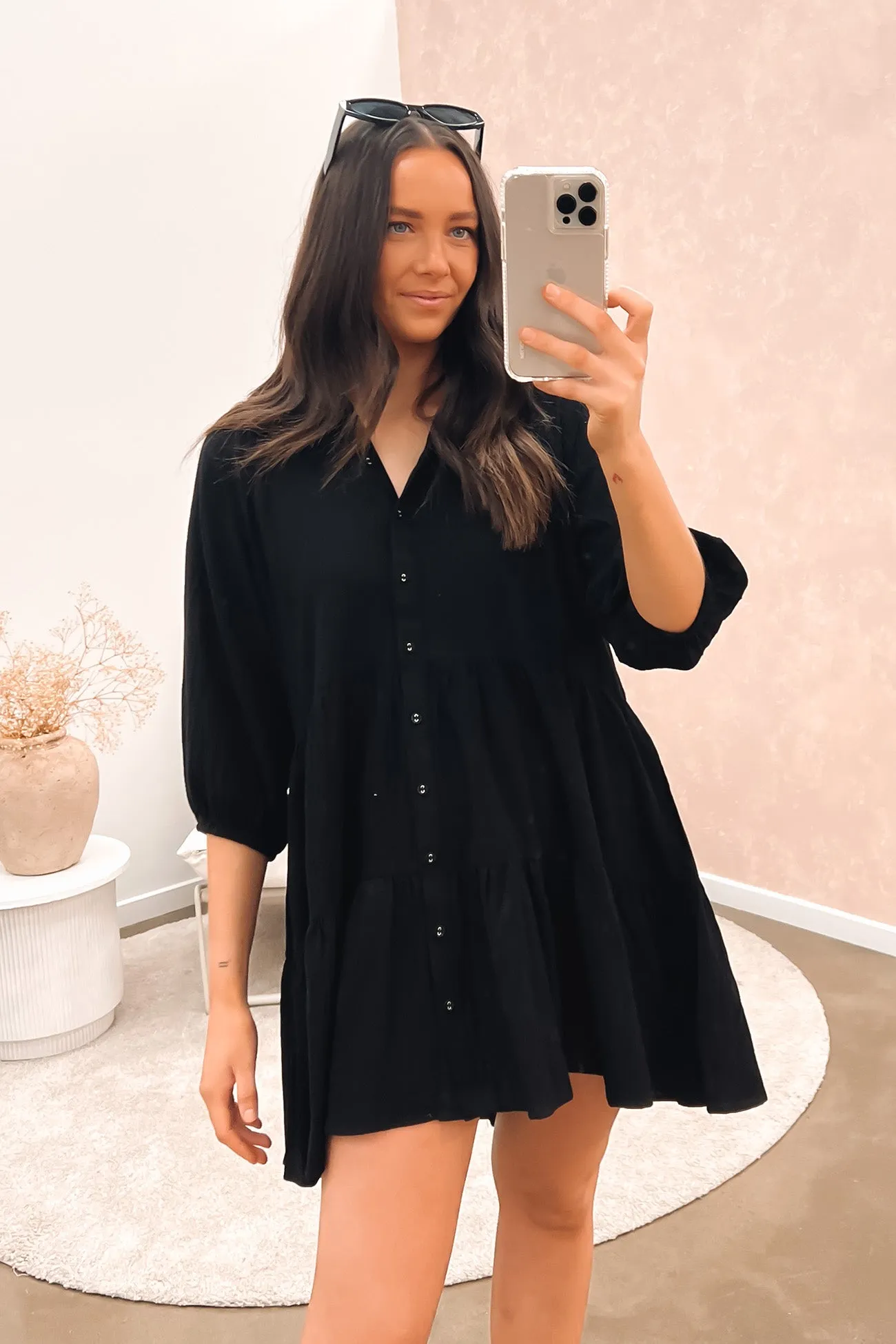 Jared Mini Dress Black