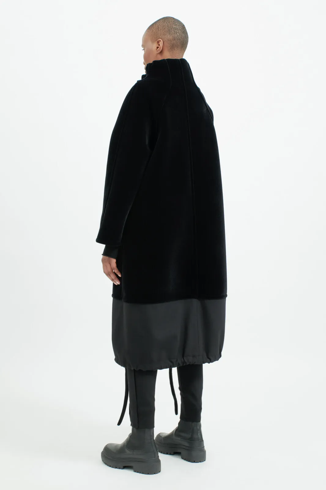 Josch Funnel Neck Long Coat