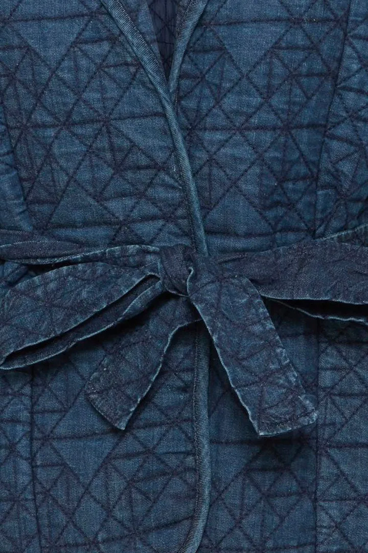 Jules Quilted Denim Jacket