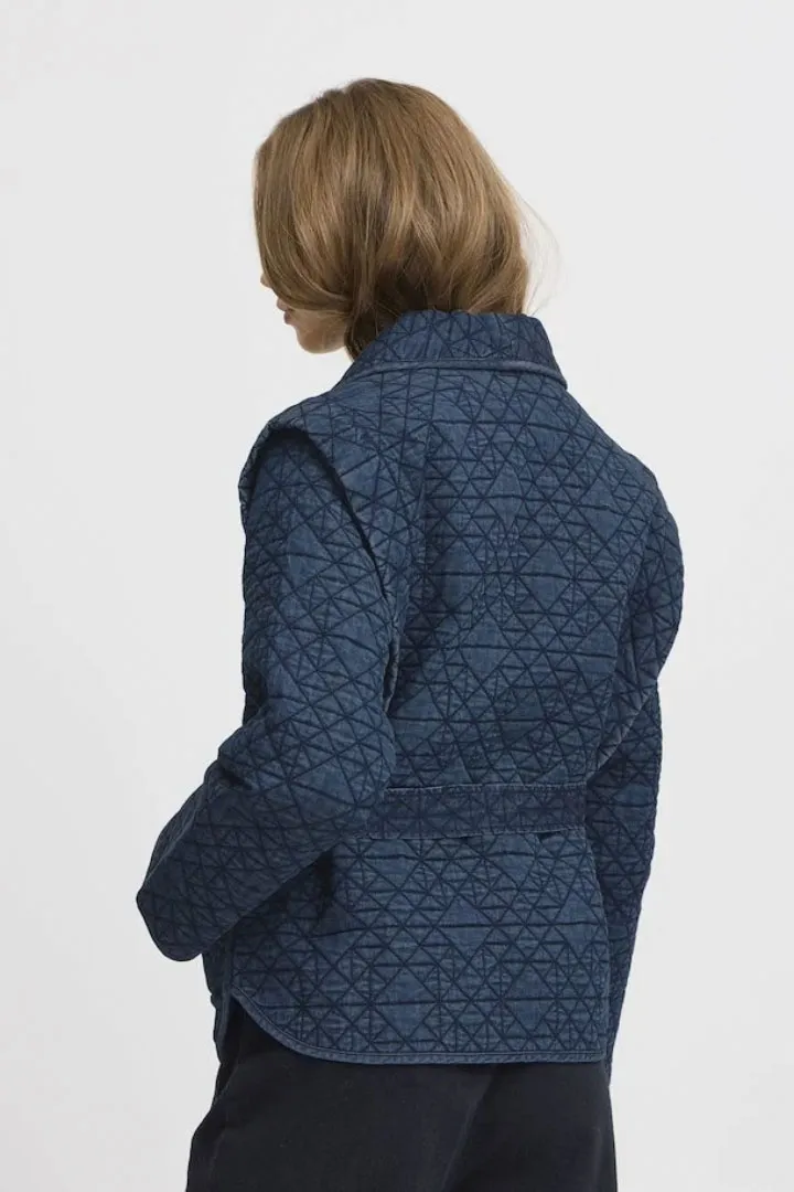 Jules Quilted Denim Jacket