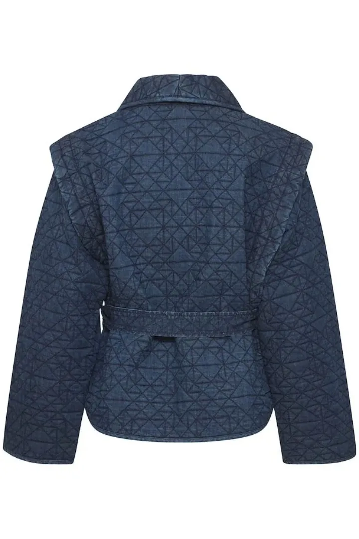 Jules Quilted Denim Jacket