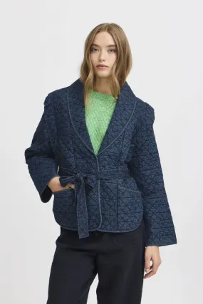 Jules Quilted Denim Jacket