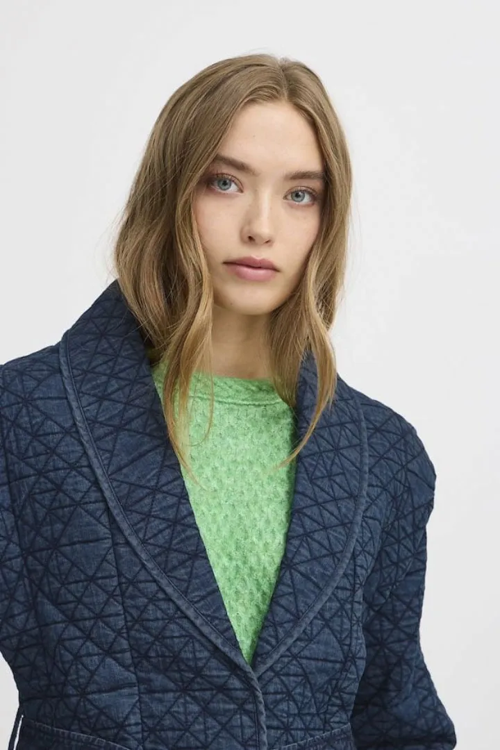 Jules Quilted Denim Jacket