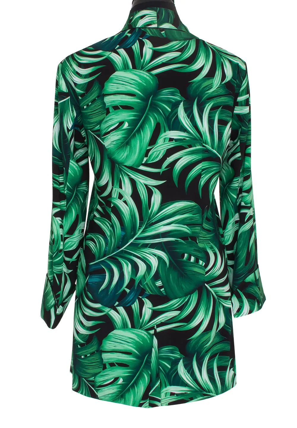 Jungle - Monstera Black / Green Blazer (Black)