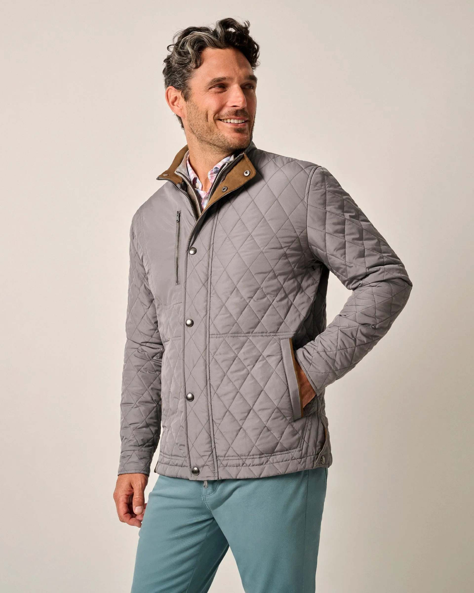 Juno Quilted Snap Jacket