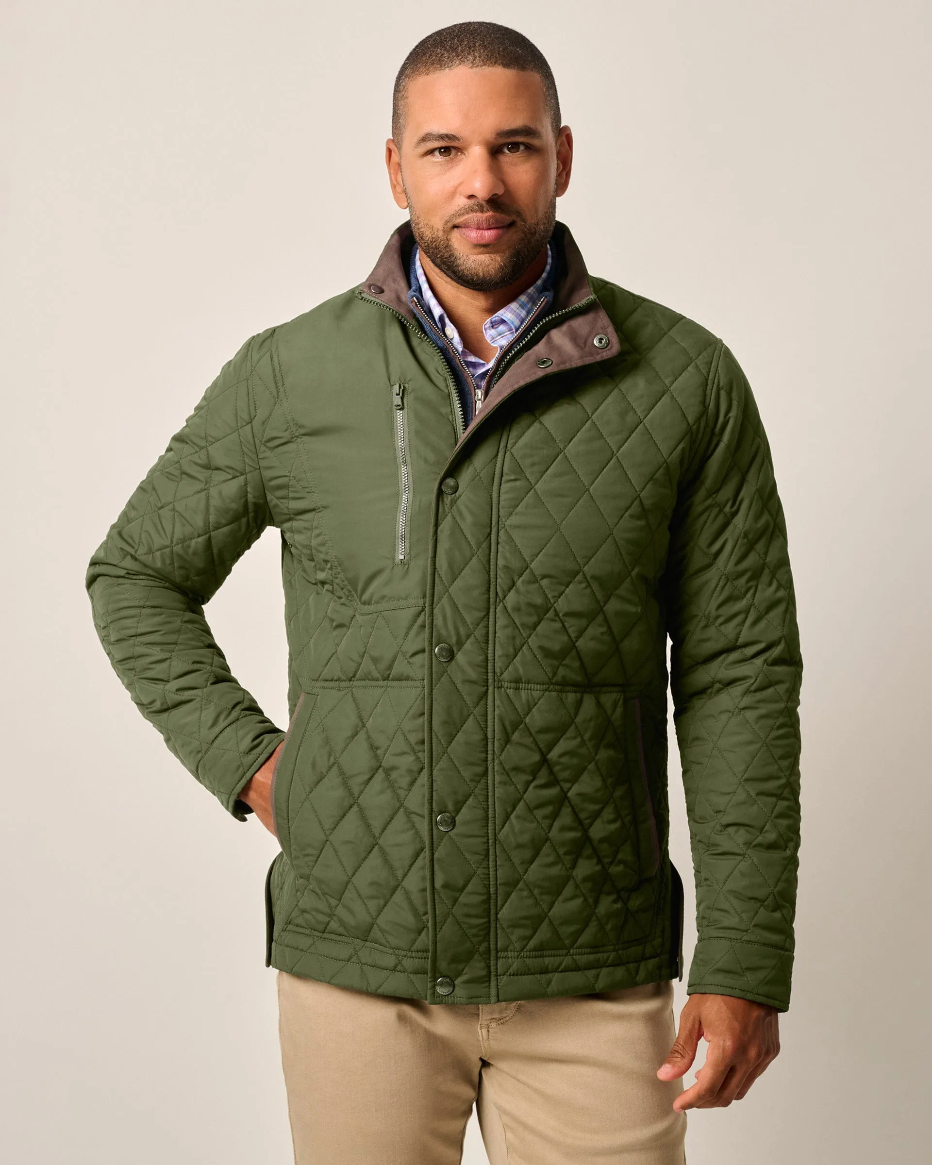 Juno Quilted Snap Jacket