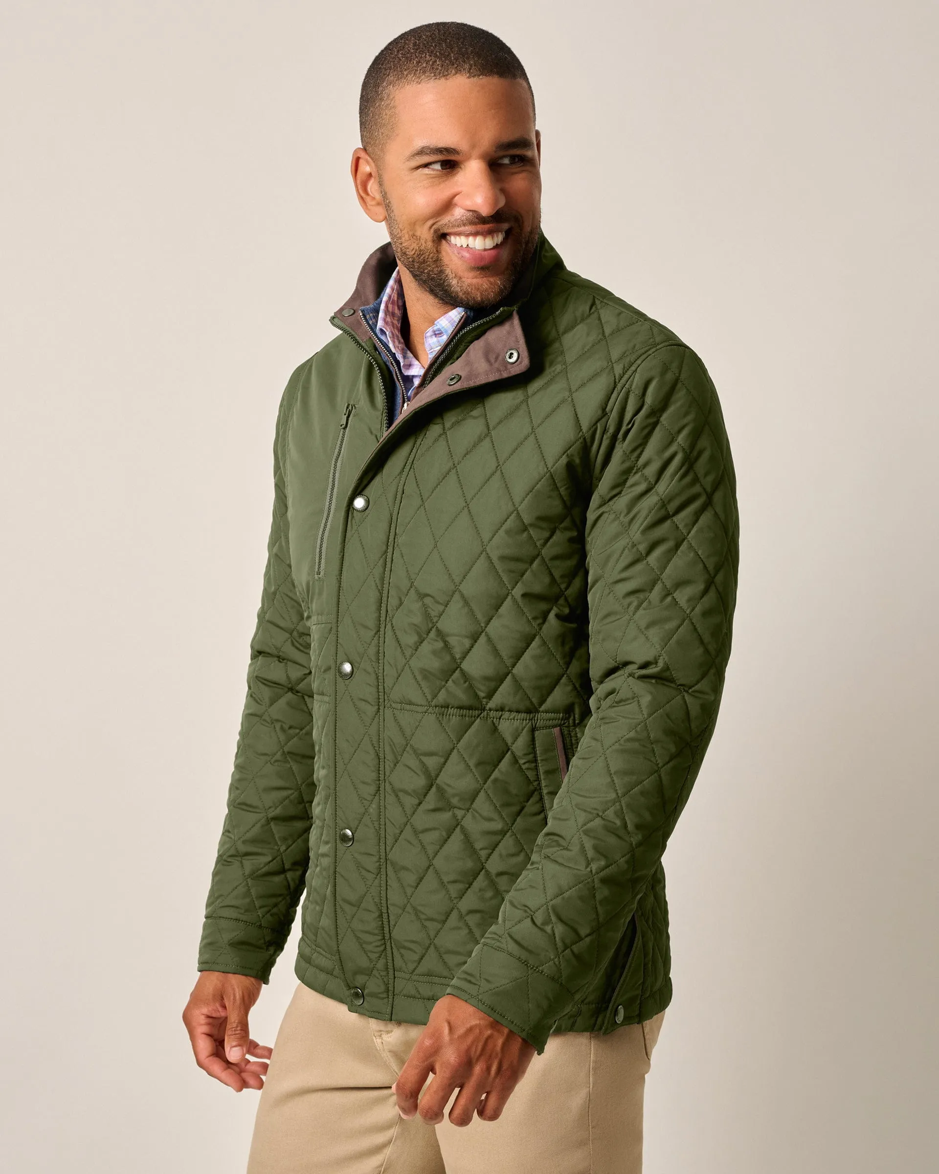 Juno Quilted Snap Jacket