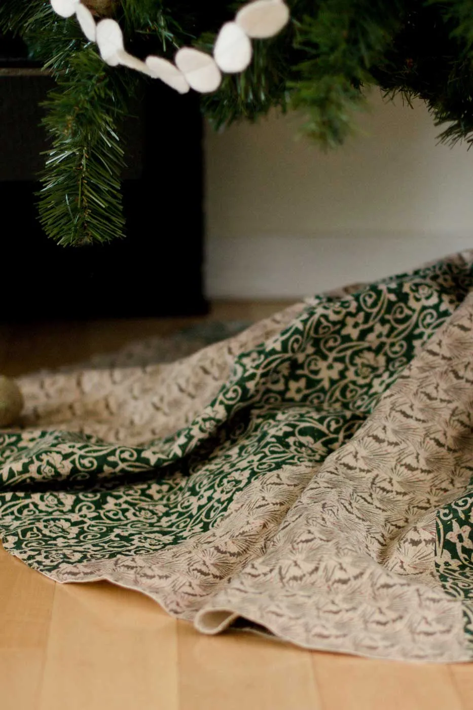 Kantha Christmas Tree Skirt No. 7