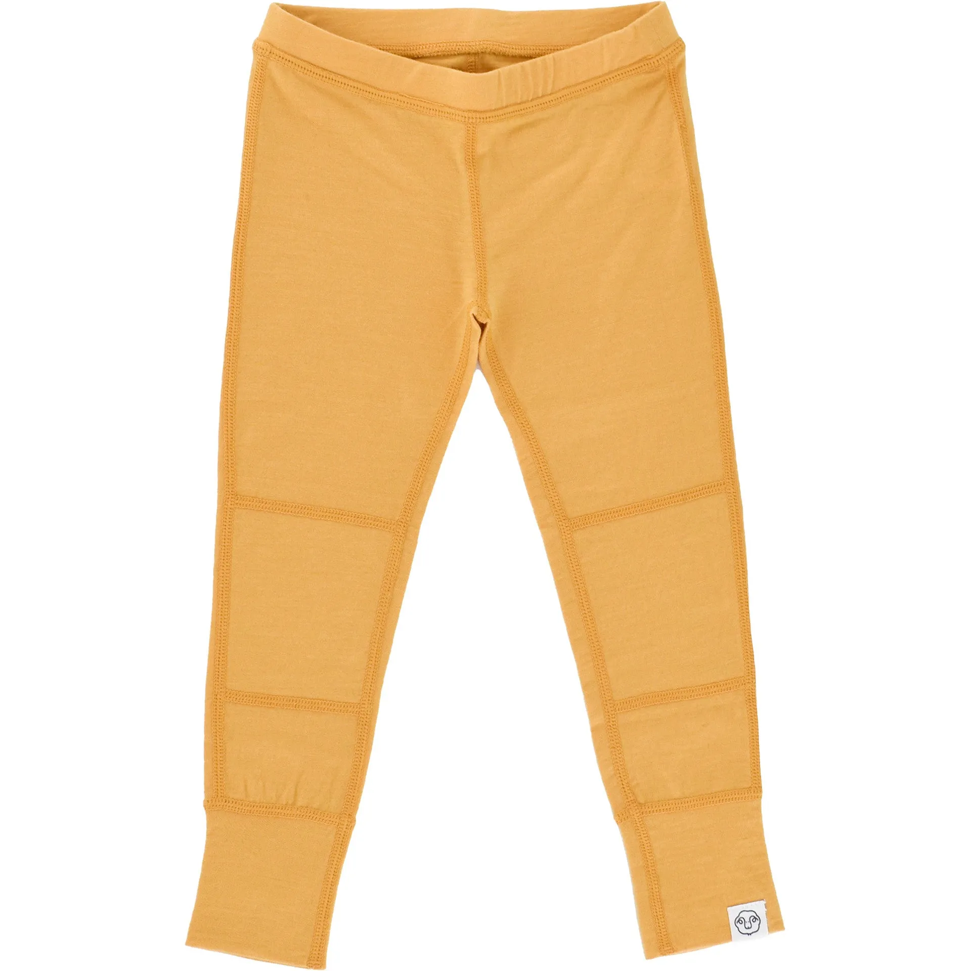 Kids Merino Wool Base Layer, Leggings, Honey