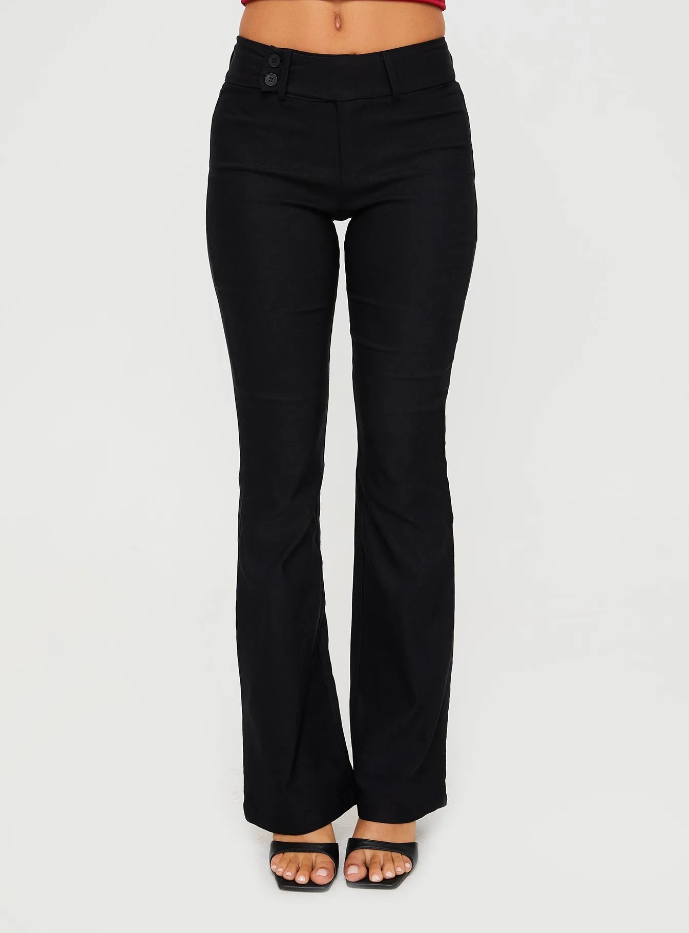 Kinkirk Flared Pants Black Petite