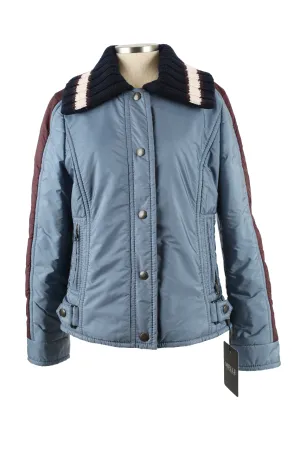 Knit Collar Lightly Padded Jacket