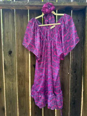 Lalita Dress - Pink & Purple