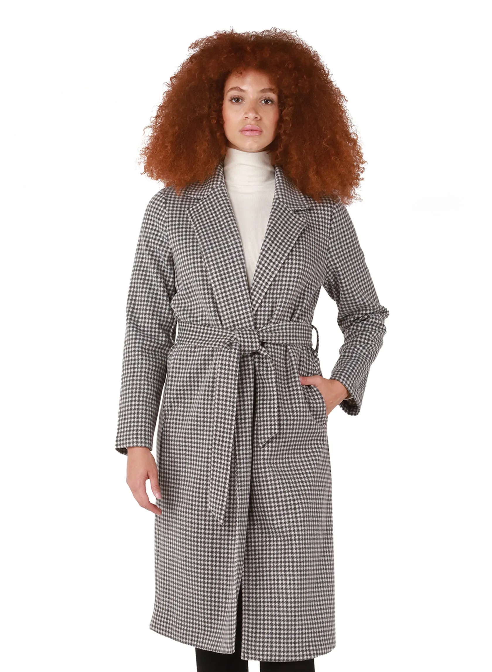 Longline Belted Coat