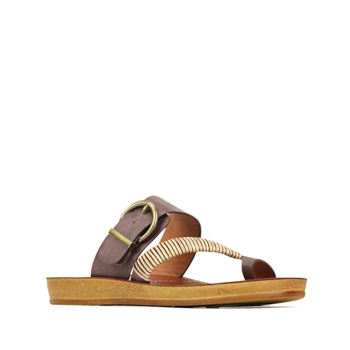 Los Carbos Bria Mocha Brown Light Flexible Sandal Jandal