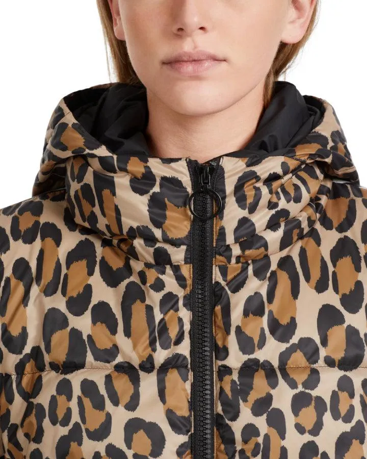 Marc Cain Mixed Animal Print Puffer Coat