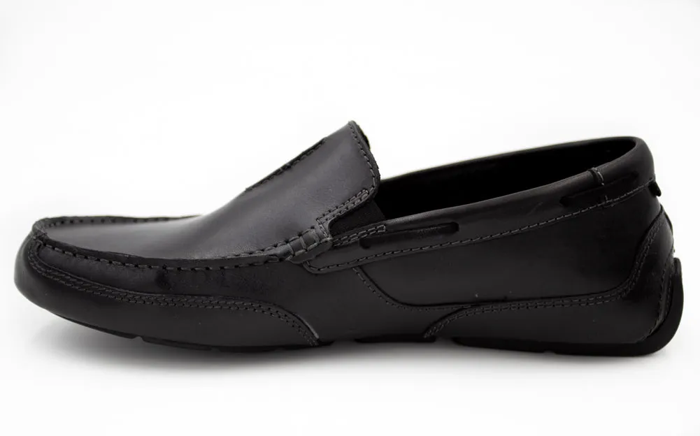 Markman Seam in Black Leather by Clarks