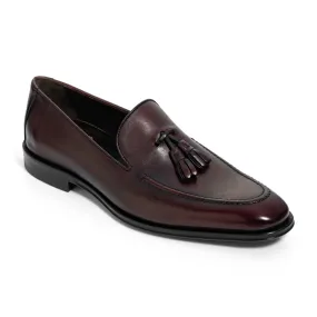 Maurizio Bordeaux Calf Tassel Loafer