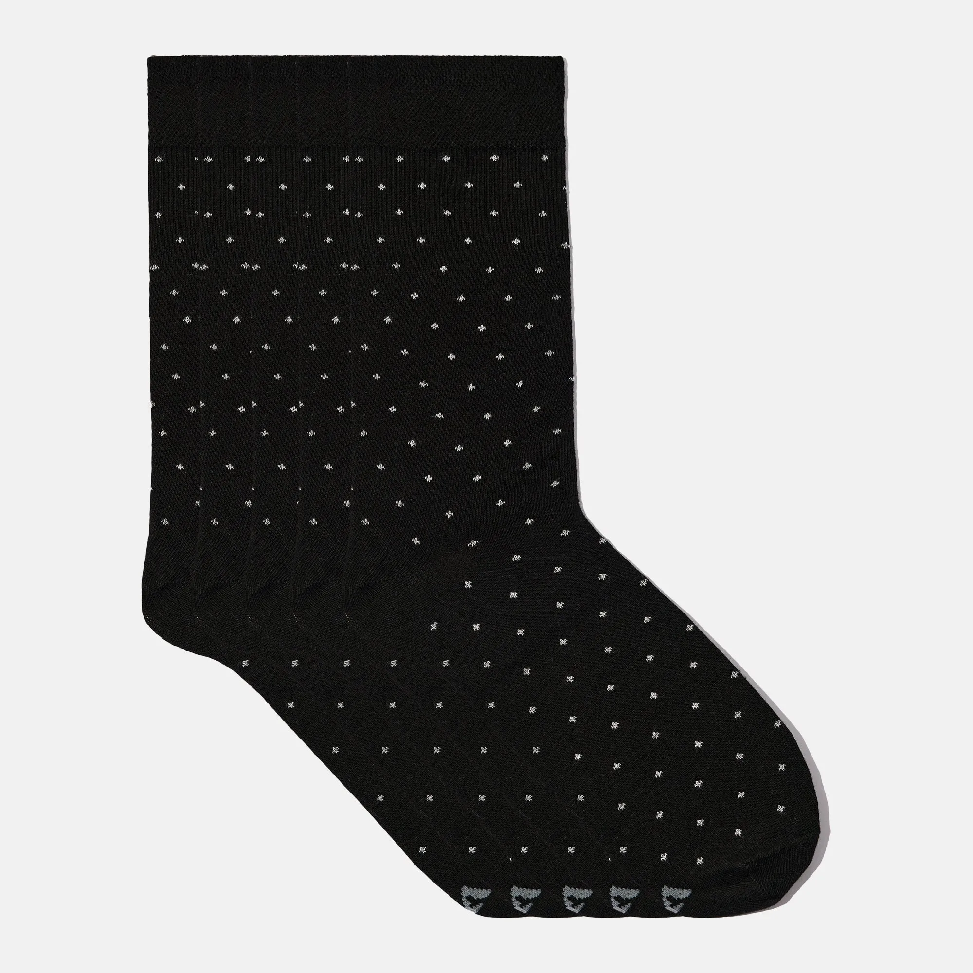 Men’s Bamboo Dress Socks - Dotted Design, 1/3/5 Pairs