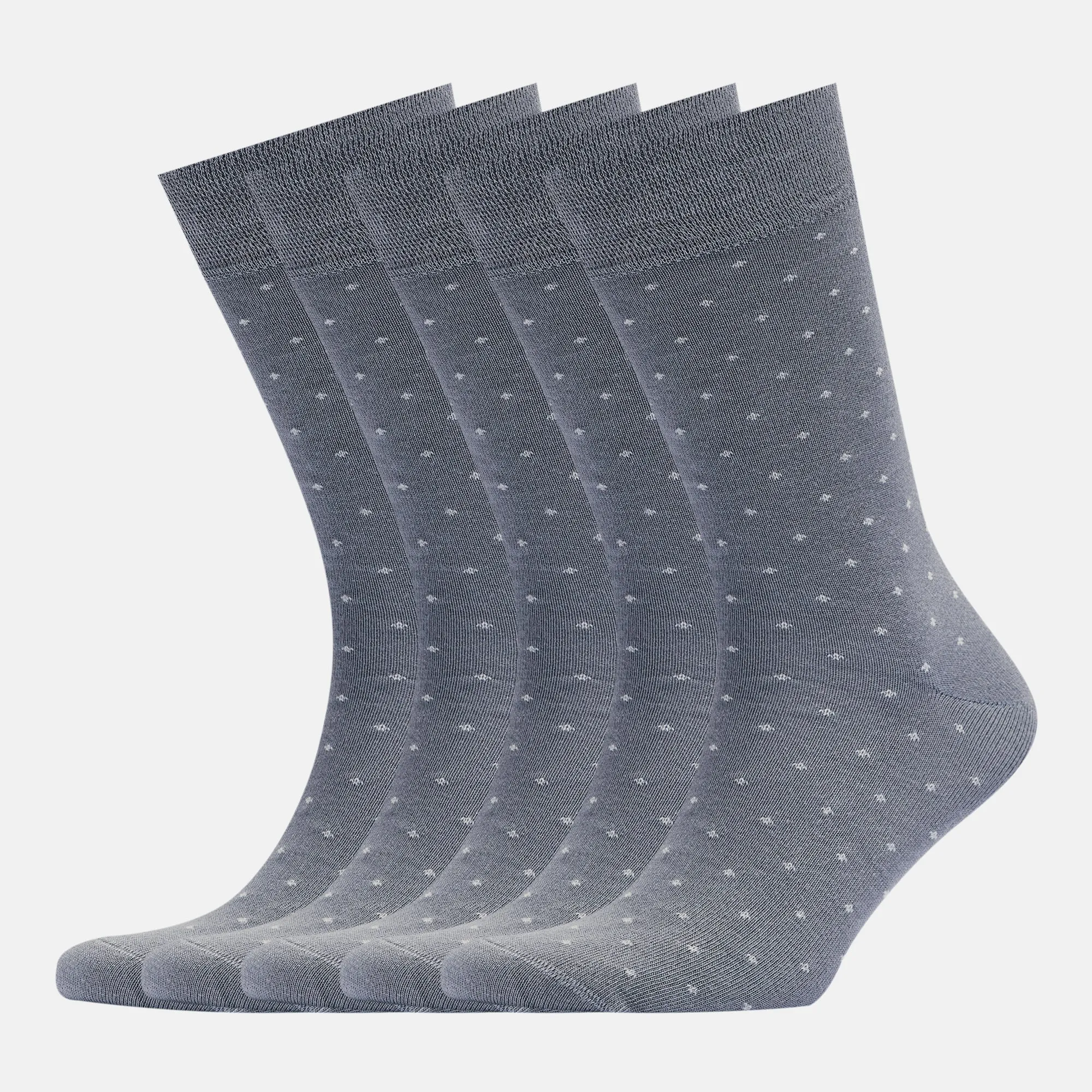 Men’s Bamboo Dress Socks - Dotted Design, 1/3/5 Pairs