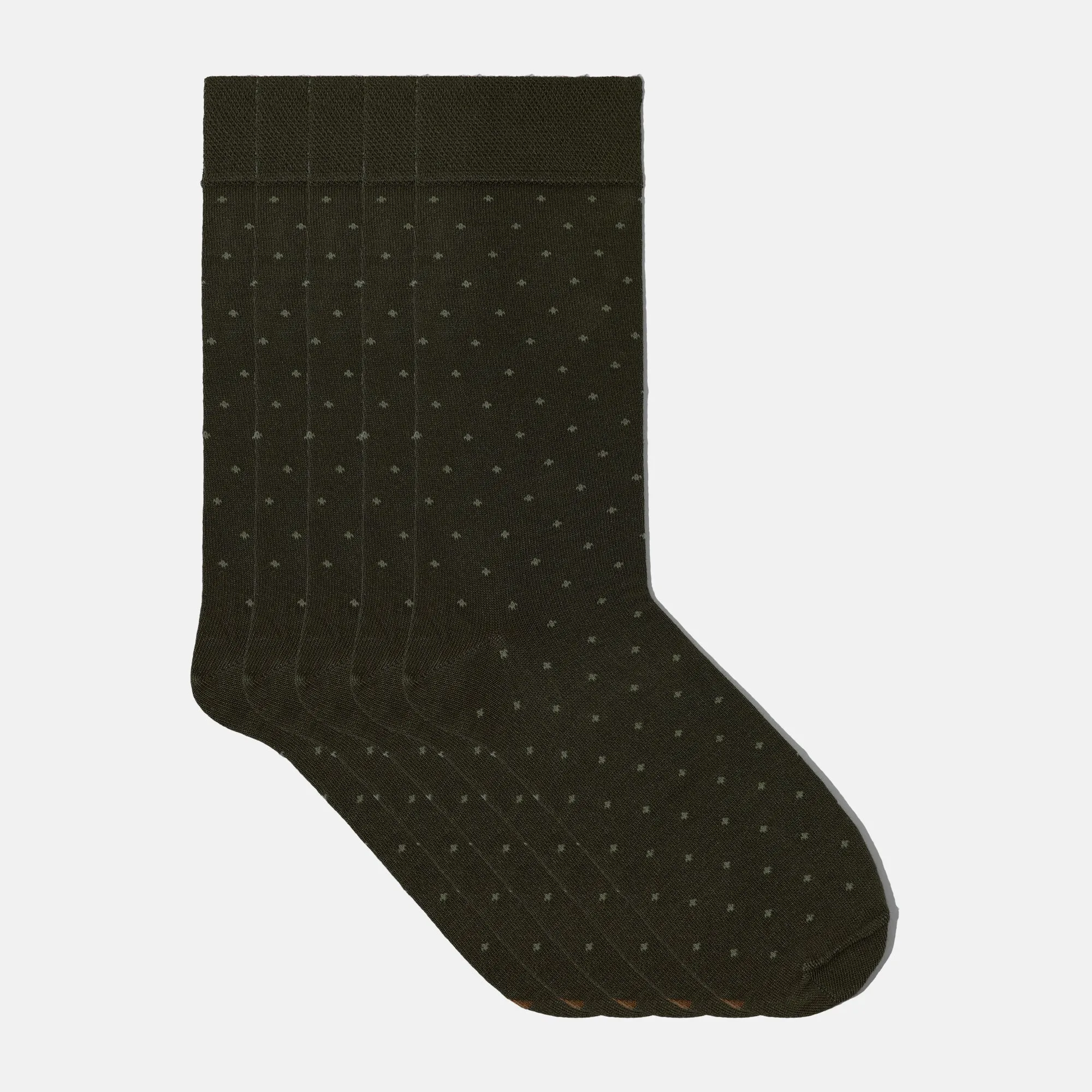 Men’s Bamboo Dress Socks - Dotted Design, 1/3/5 Pairs