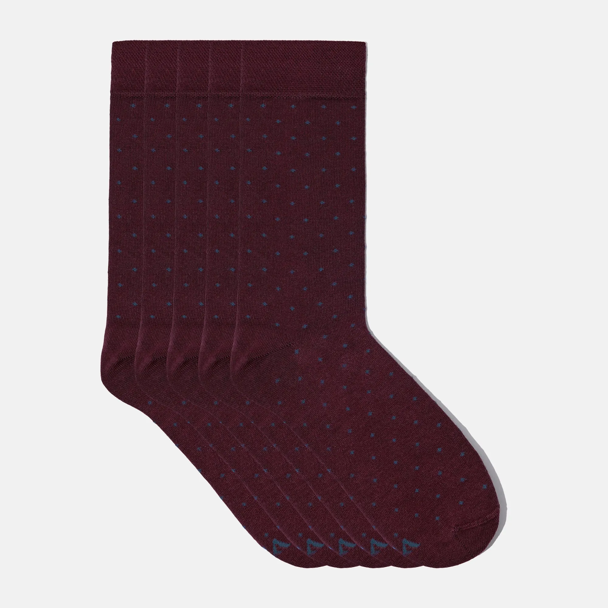 Men’s Bamboo Dress Socks - Dotted Design, 1/3/5 Pairs