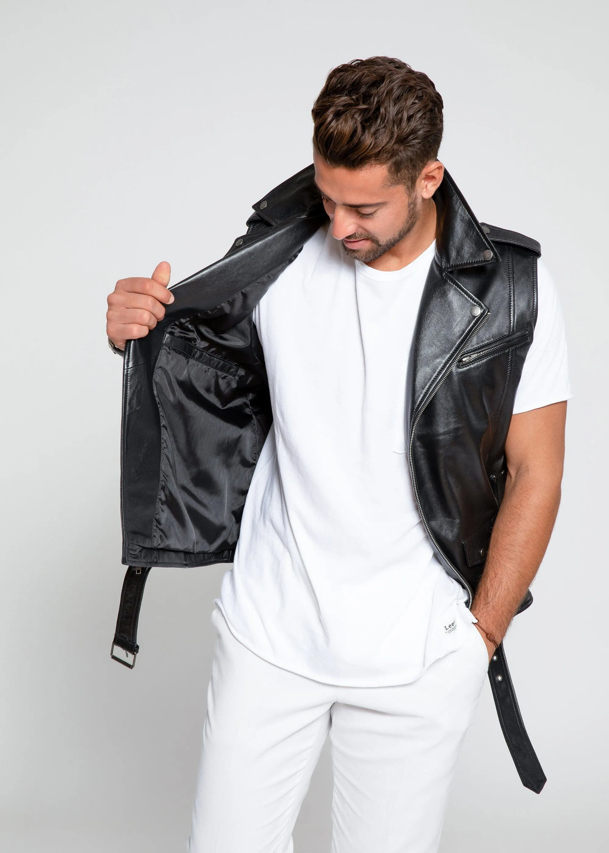 Men's Jax Ultimate Lambskin Leather Vest