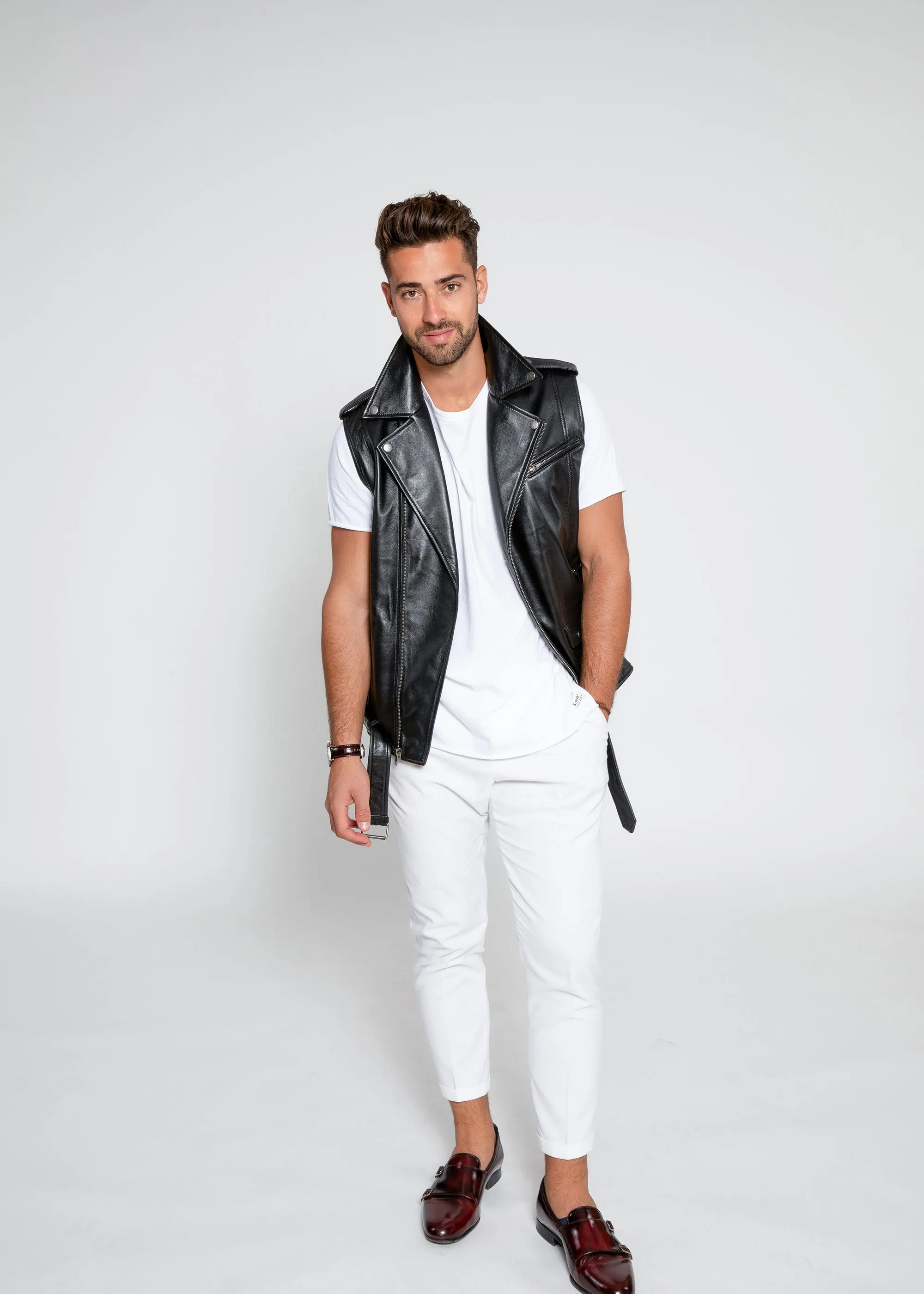 Men's Jax Ultimate Lambskin Leather Vest