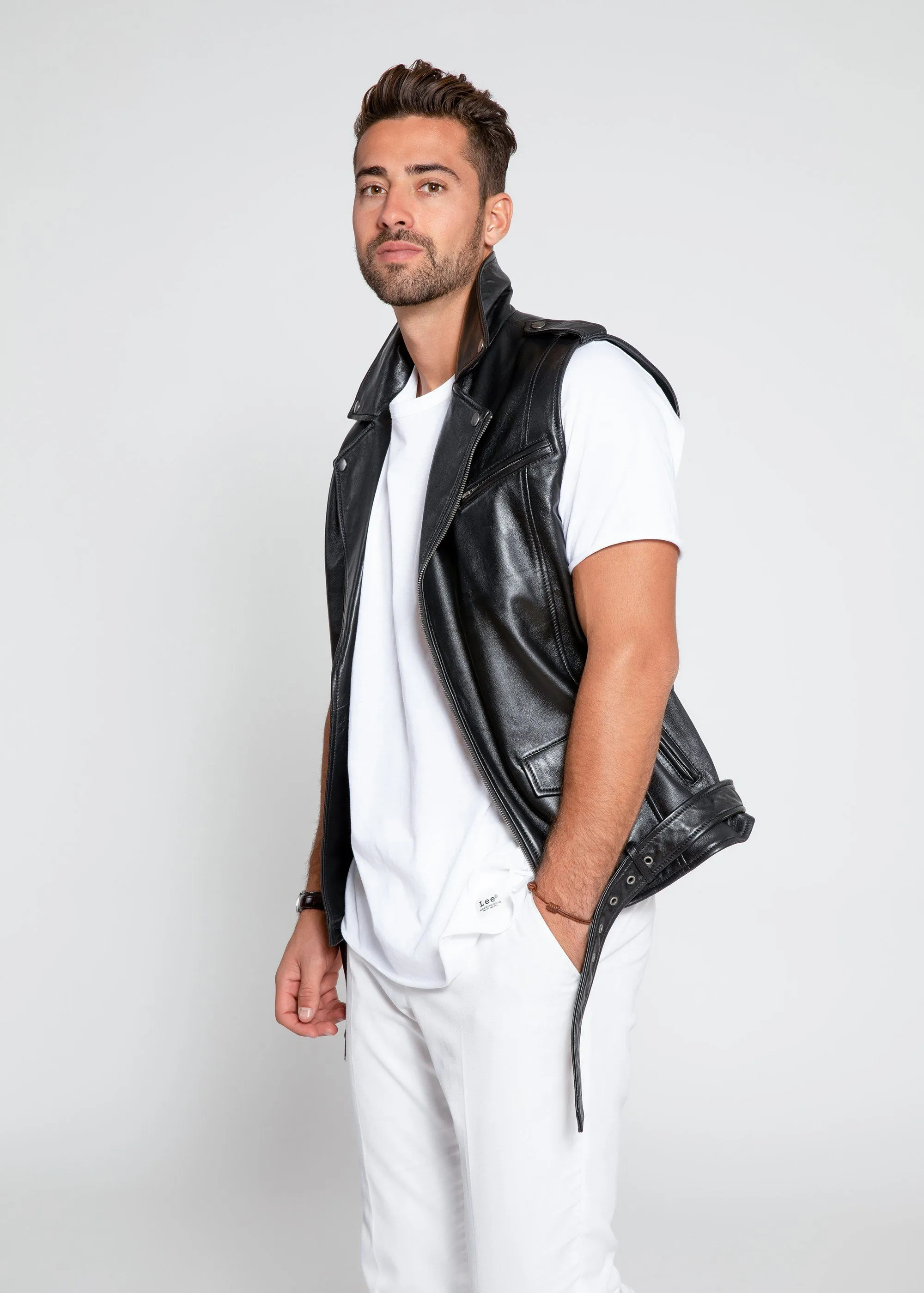 Men's Jax Ultimate Lambskin Leather Vest