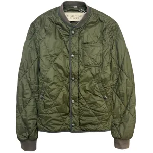 Men's Quilted Jacket Khaki Size S