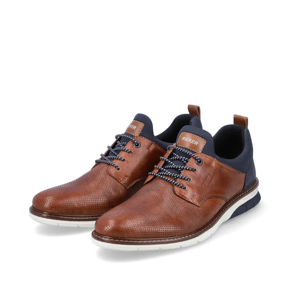 MEN'S RIEKER DUSTIN | BROWN / NAVY BLUE