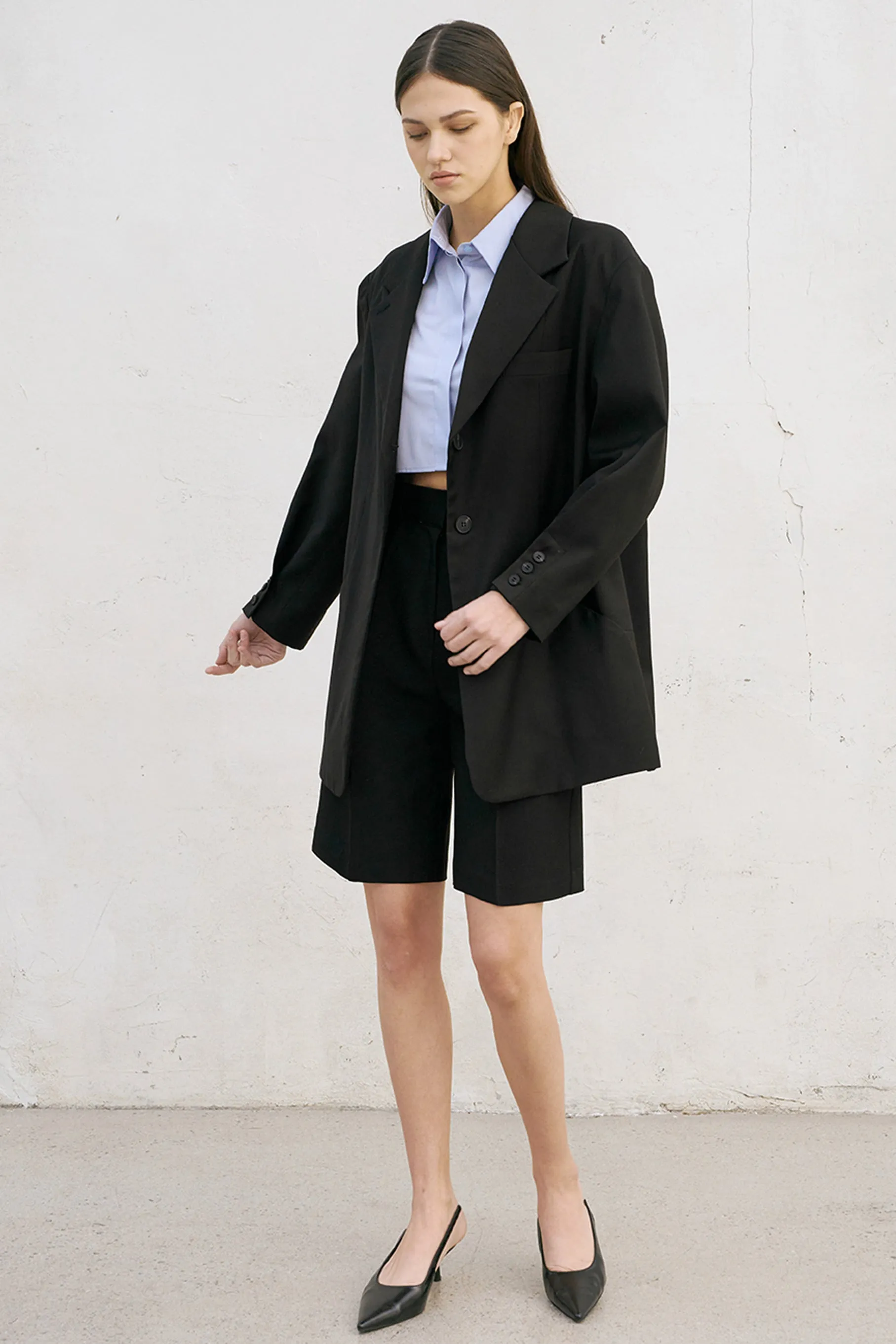 Moby Blazer Jacket, Black