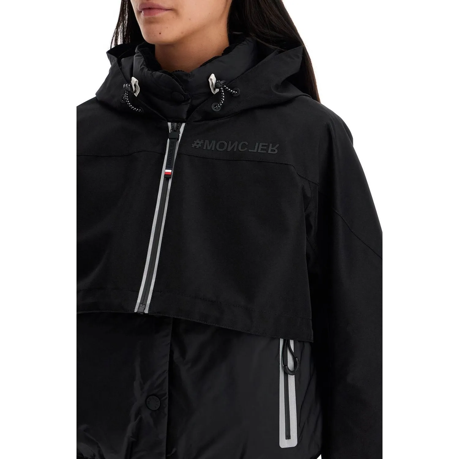 Moncler Grenoble padded vest with detachable layer