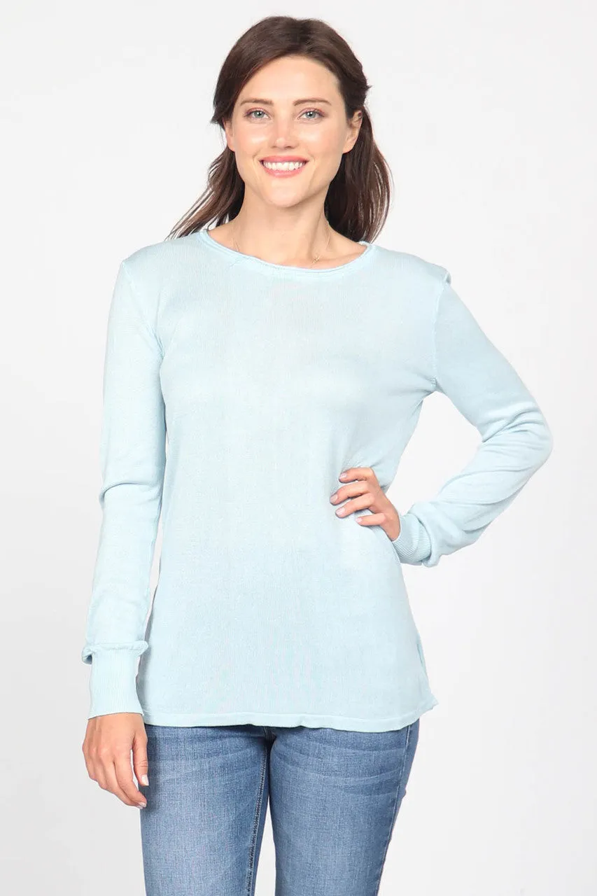 MRENA- Long Sleeve Criss-Cross Tunic