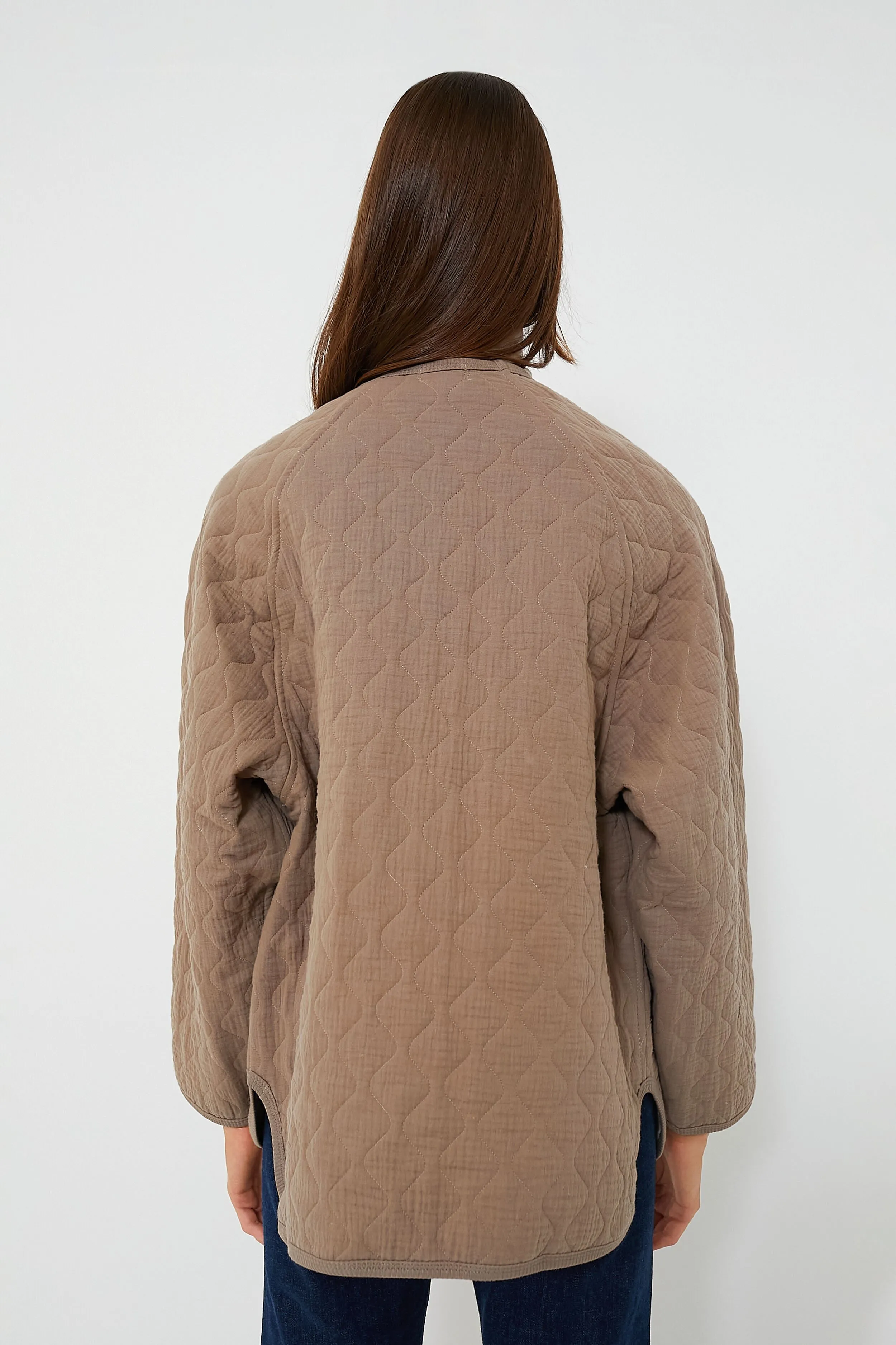 Mushroom Quilted Jacket