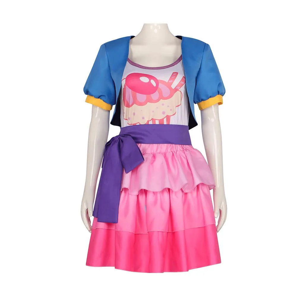 My Little Pony Friendship Is Magic Pinkie Pie Outfits Halloween Carnival Suit Cosplay Costume