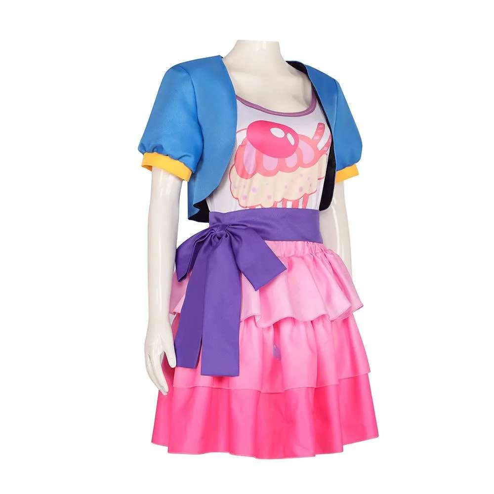 My Little Pony Friendship Is Magic Pinkie Pie Outfits Halloween Carnival Suit Cosplay Costume