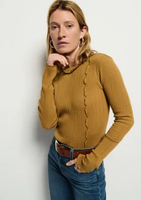 Nation LTD - Gizelle Long Sleeve in Olive Wood